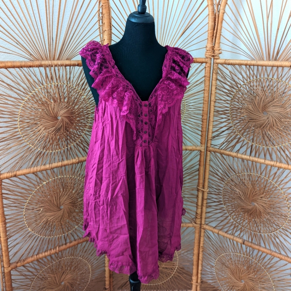 free people loose lace dress